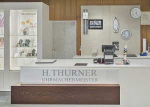 Uhren Thurner Verkaufsraum; Foto: Uhren Thurner